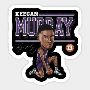 Keegan Murray Sacramento Cartoon Sticker